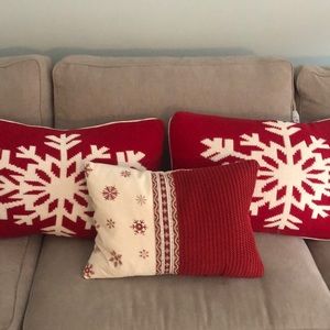Winter theme pillows!